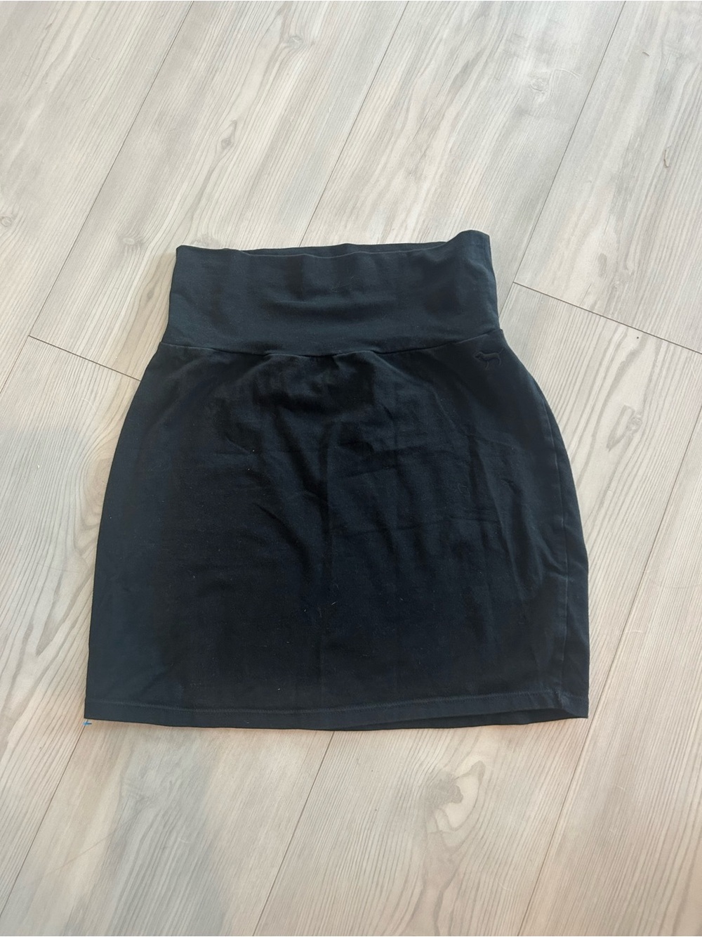 PINK Victoria's Secret Black High-Waist Mini Skirt